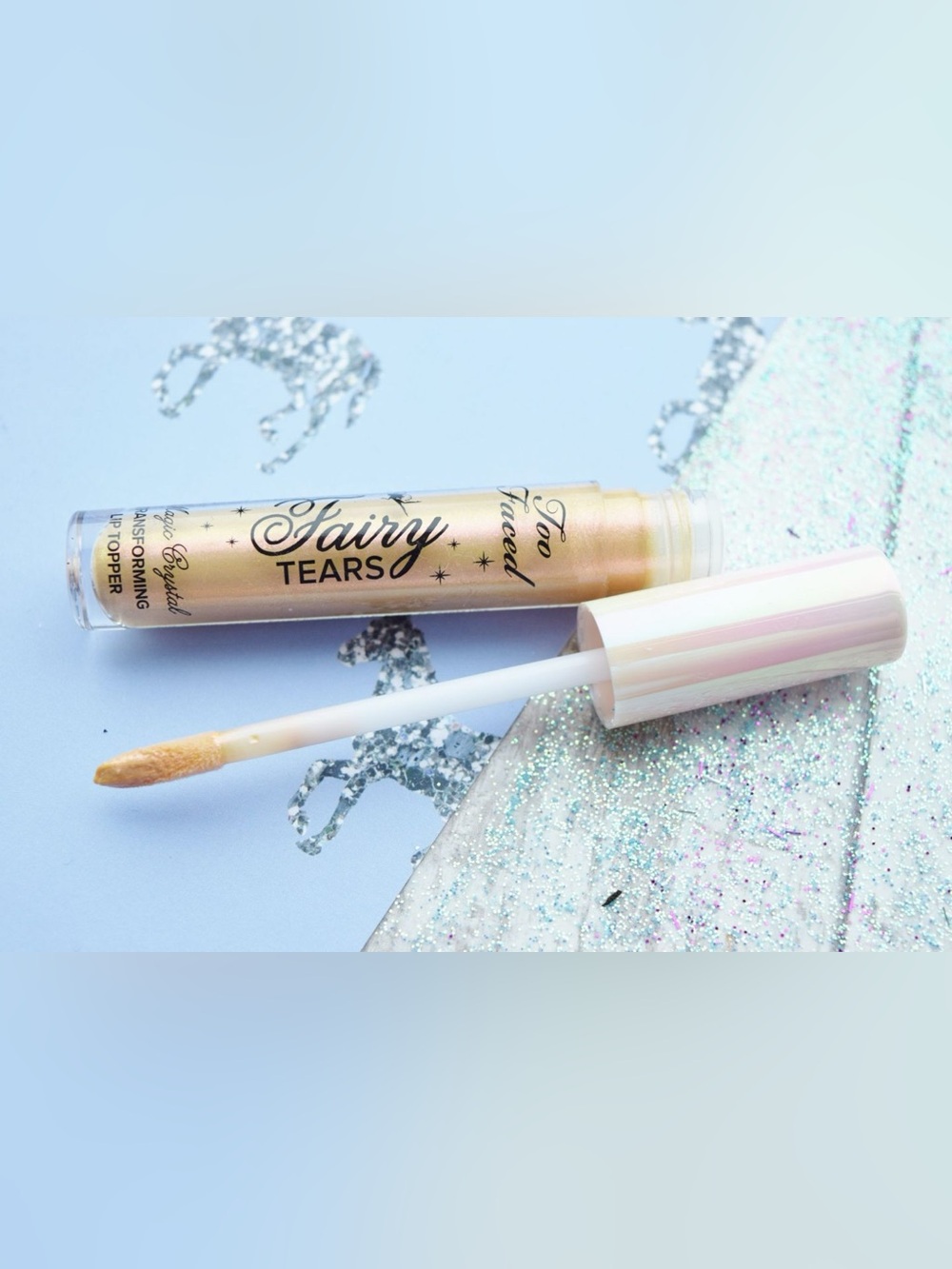 NIB Too Faced Fairy Tears Magic Crystal Mystical Effects Lip Topper